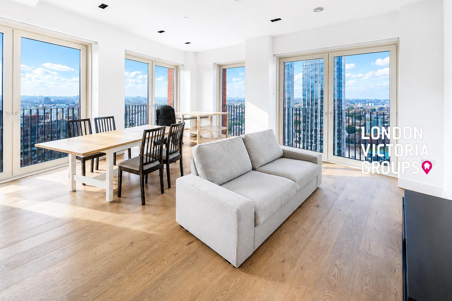 2 bed property in Keybridge Tower, 1 Exchange Gardens, London
